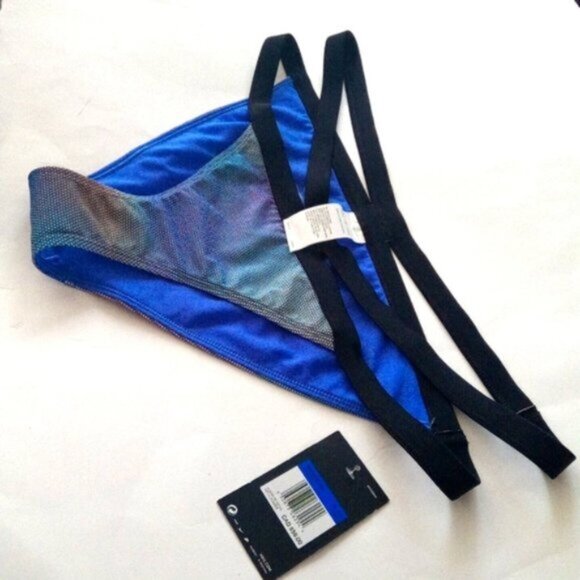New Nike Color Fade Women’s Strappy Multi-Color Bikini Bottom Women's Size XL - Picture 4 of 8
